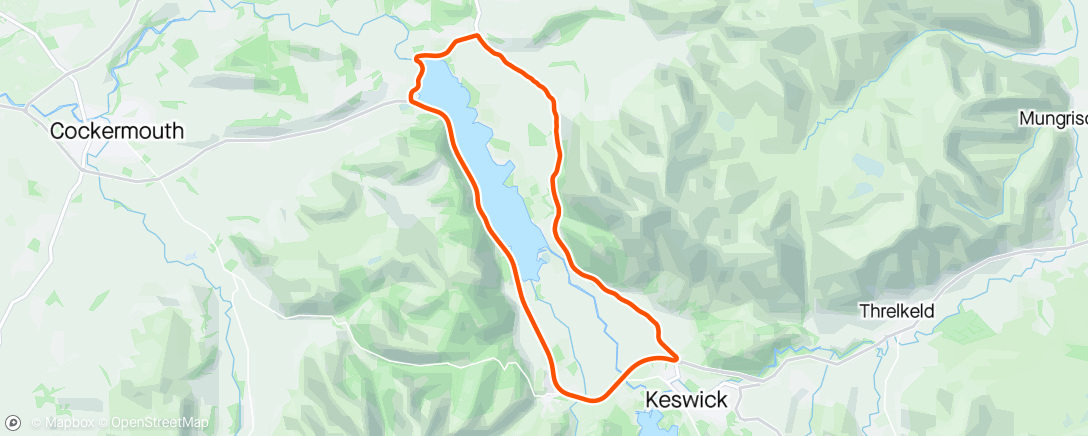 Mapa da atividade, Bass Lake TT