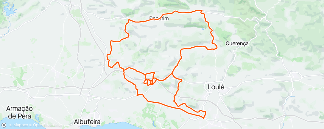 アクティビティ「Volta de bicicleta à hora do almoço」の地図
