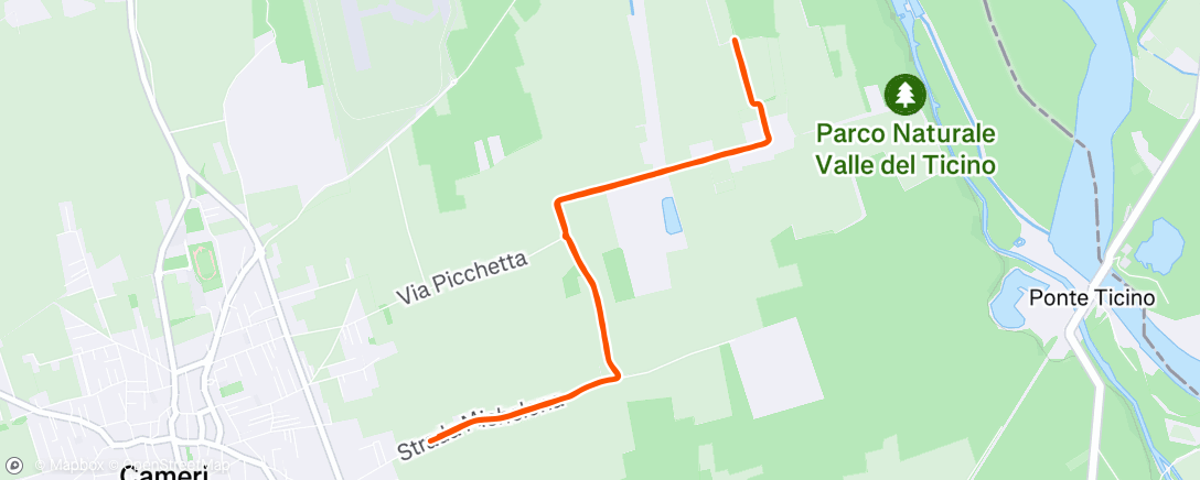 Map of the activity, 10 KM RUN ❤️ - 7 to the London Marathon 😱
