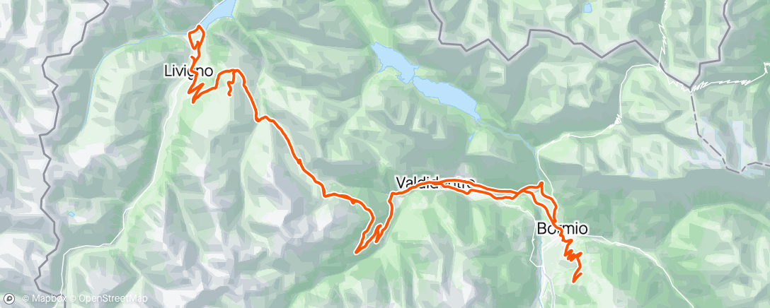 Map of the activity, Boccheggiando