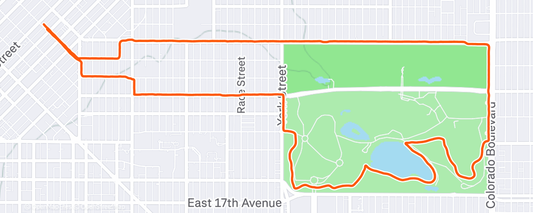 Mappa dell'attività Morning Run