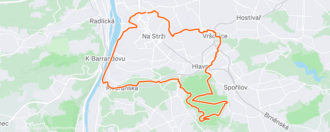 Карта физической активности (Planeta Praha)