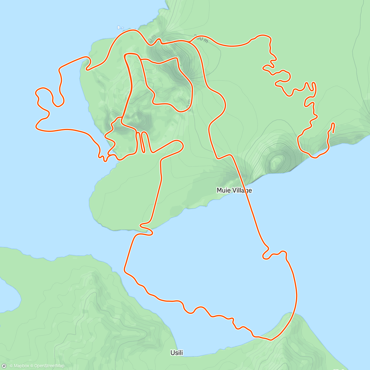 Map of the activity, Zwift - Tair Dringfa Fechan in Watopia