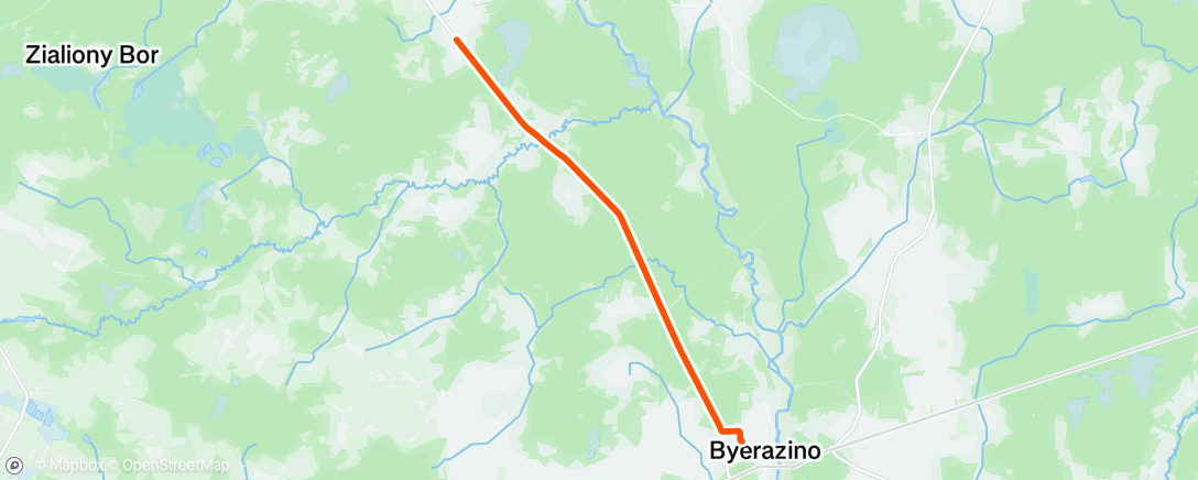Map of the activity, Дневной велозаезд
