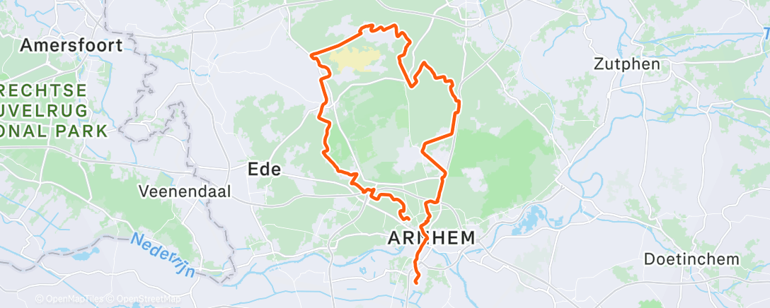 Map of the activity, Reto Gravel