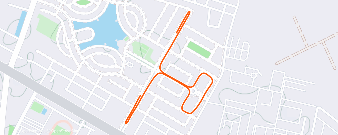 Map of the activity, Chạy ngoài trời