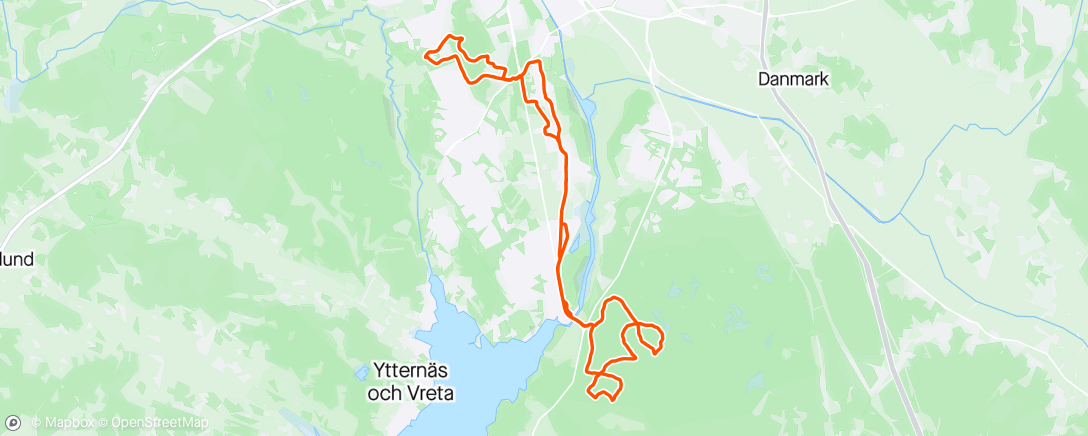 Map of the activity, Lunsen orienteering 🤌