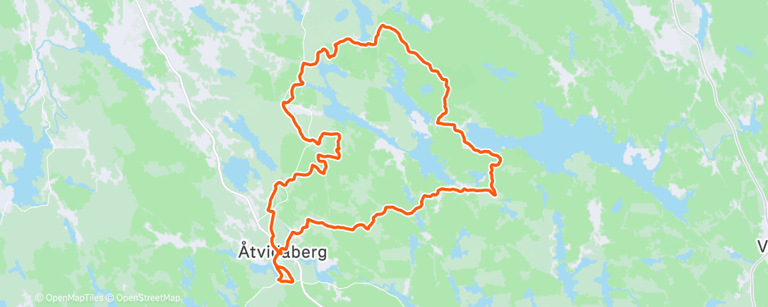 Map of the activity, Morning Gravel Ride