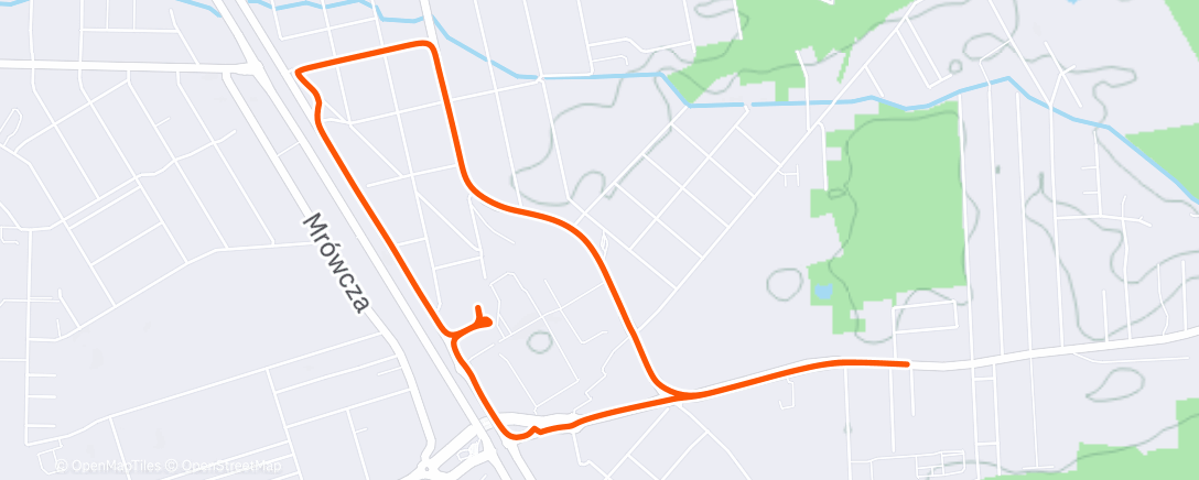 Map of the activity, Morning Walk