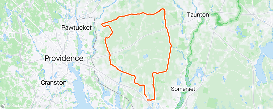 Map of the activity, Morning Ride