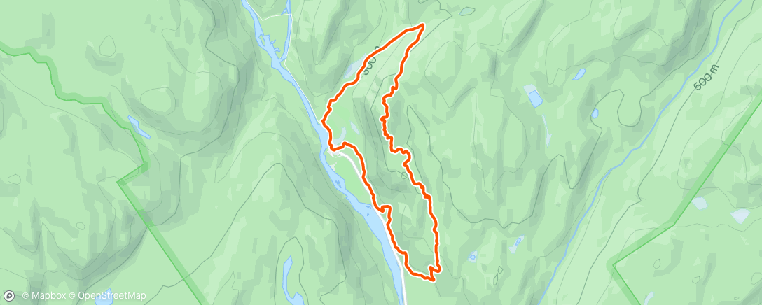 Mapa de la actividad (Afternoon Hike)