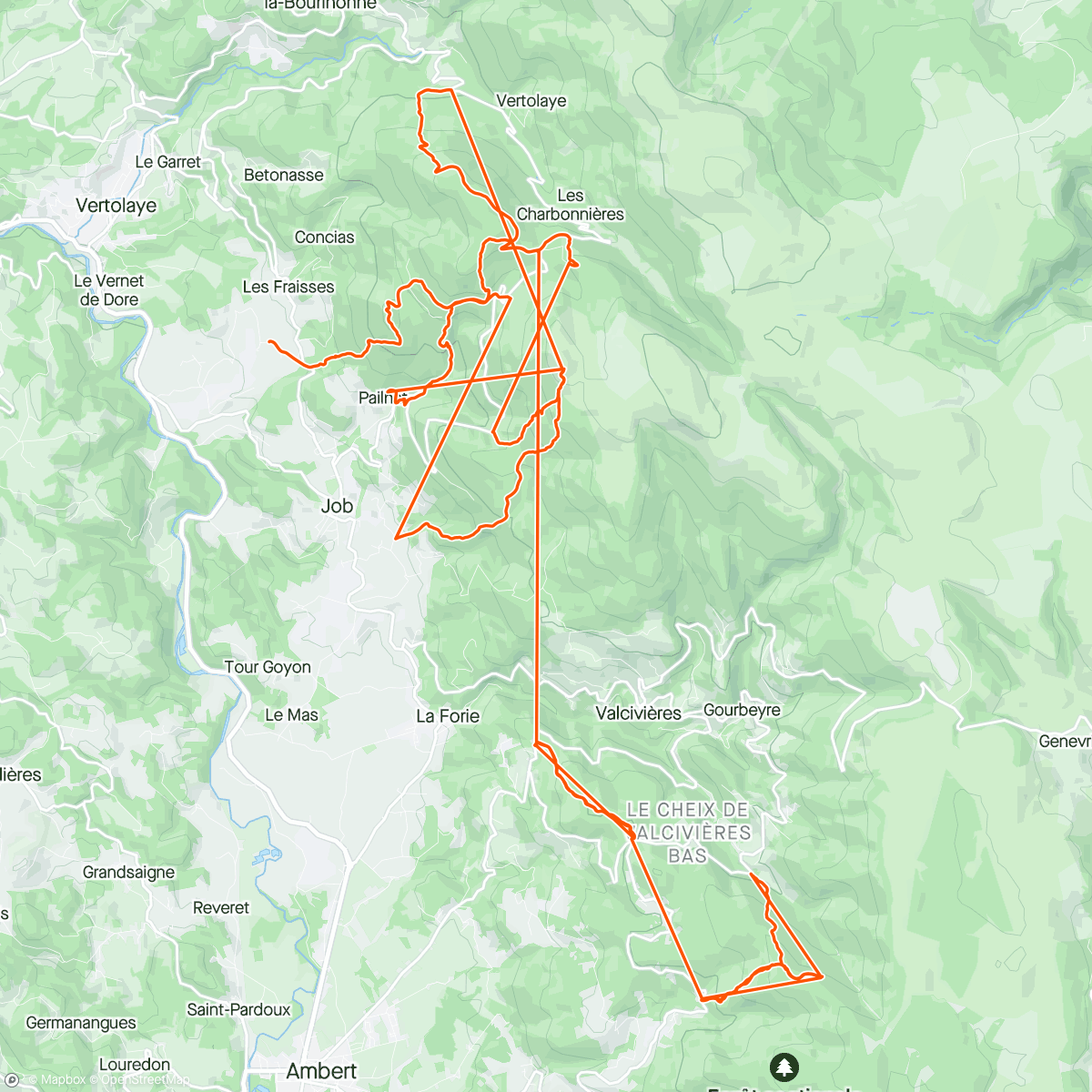Map of the activity, Shuttle sous vraies conditions