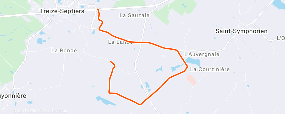 Карта физической активности (J30 - Jog+ ⛅)