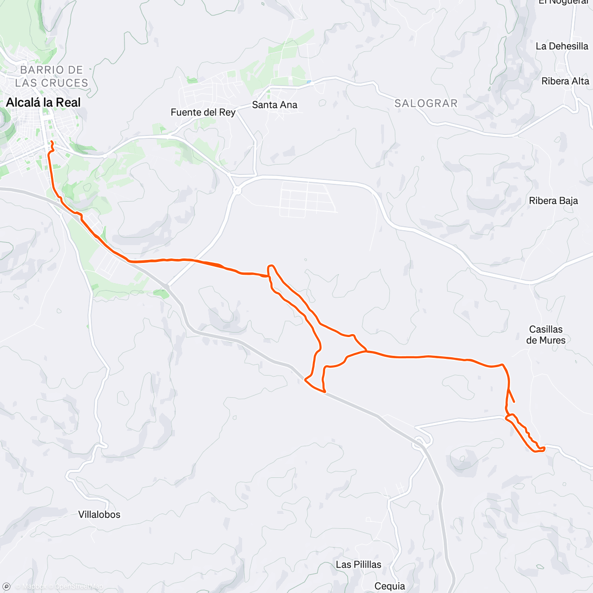 Map of the activity, Paseo al solecico☀️