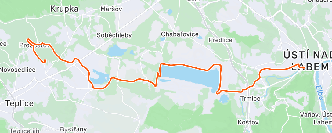 Map of the activity, Z práce