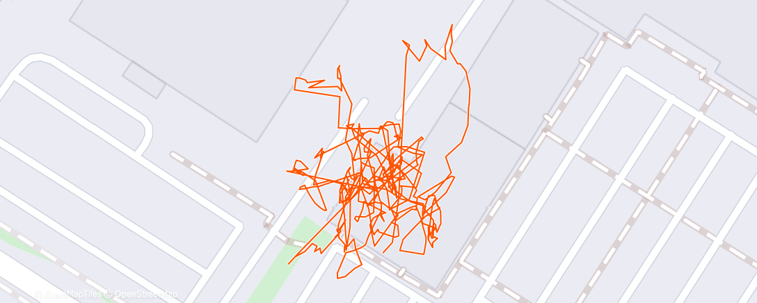 Map of the activity, Night Run