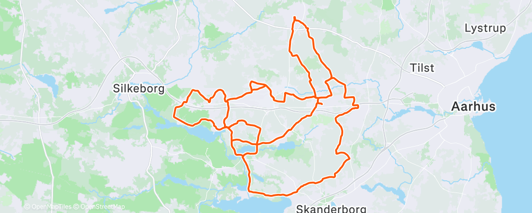 Map of the activity, Morning Ride
