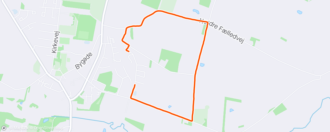 Map of the activity, Evening Walk 🐕‍🦺🦮