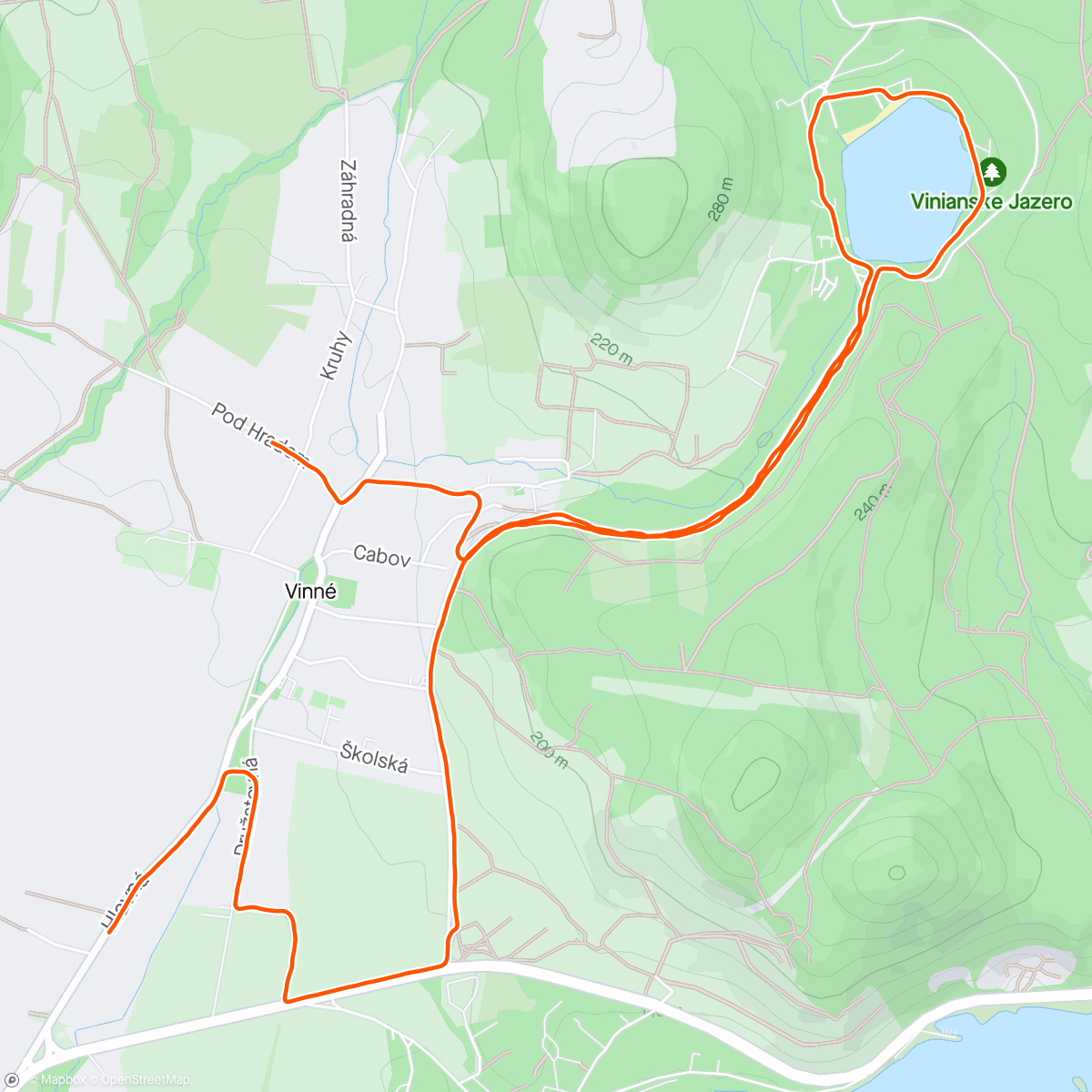 Mapa da atividade, Z2 cez jazero