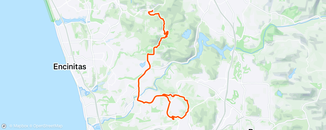 Map of the activity, Morning Ride