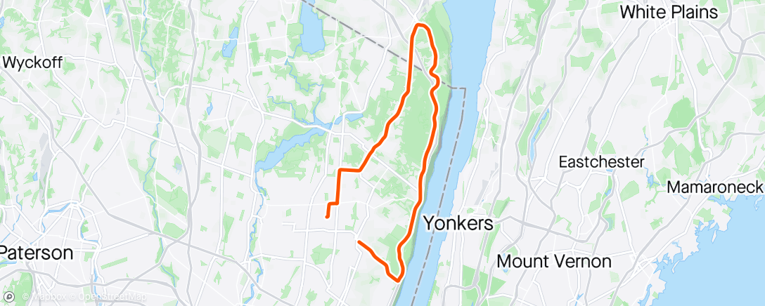 Map of the activity, Morning Ride/Easy/Solo ride