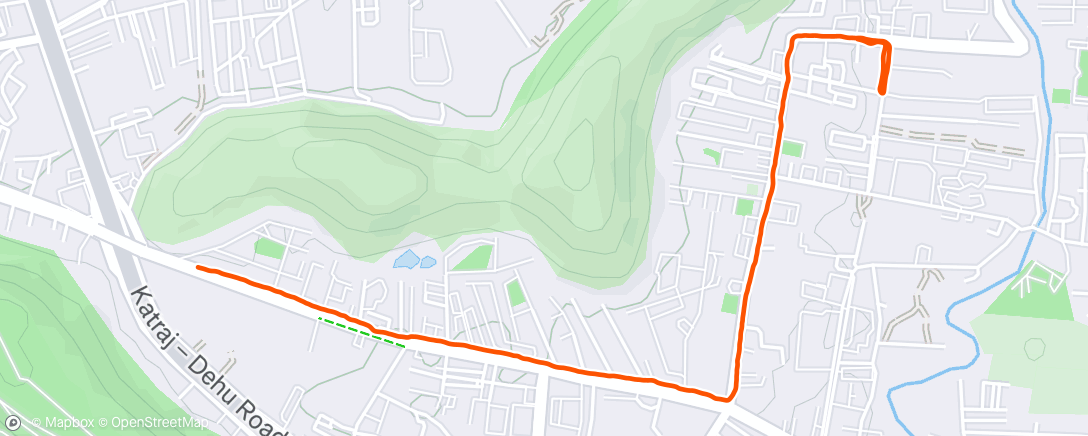 Map of the activity, Morning Run