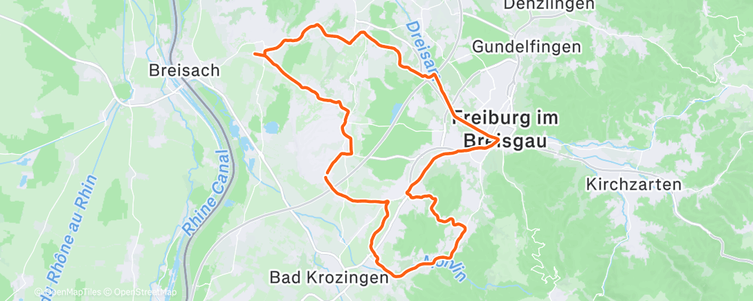 Map of the activity, Been a while in between rides.