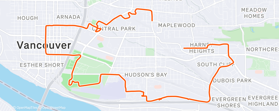 Map of the activity, Recovery spin