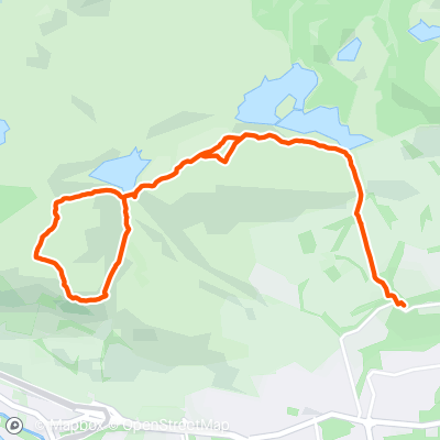 Cochno/slacks Westies | 12.6 km Running Route on Strava