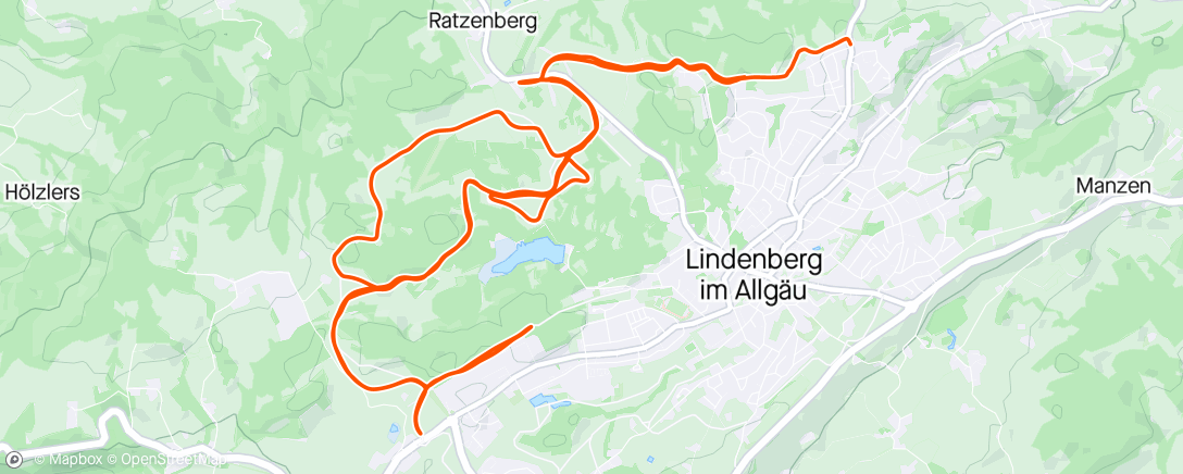 Map of the activity, Ski Nordisch am Nachmittag