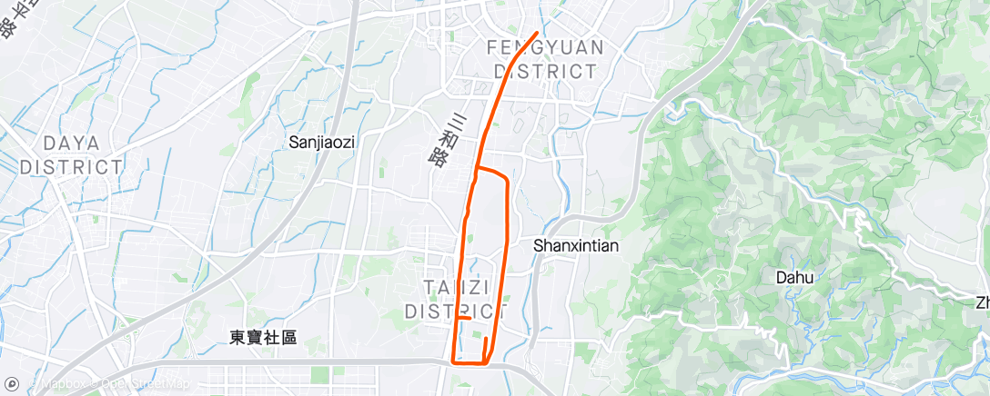 Map of the activity, 跑跑跑