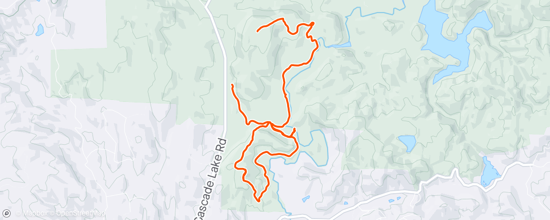 Map of the activity, DuPont State Forest - Brevard, NC