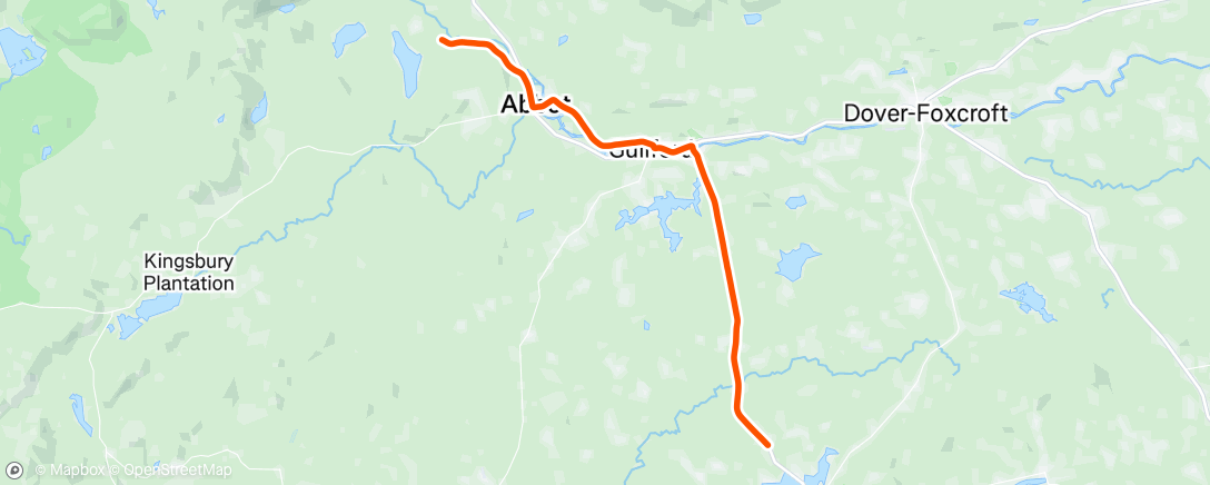 Map of the activity, Lunch Walk