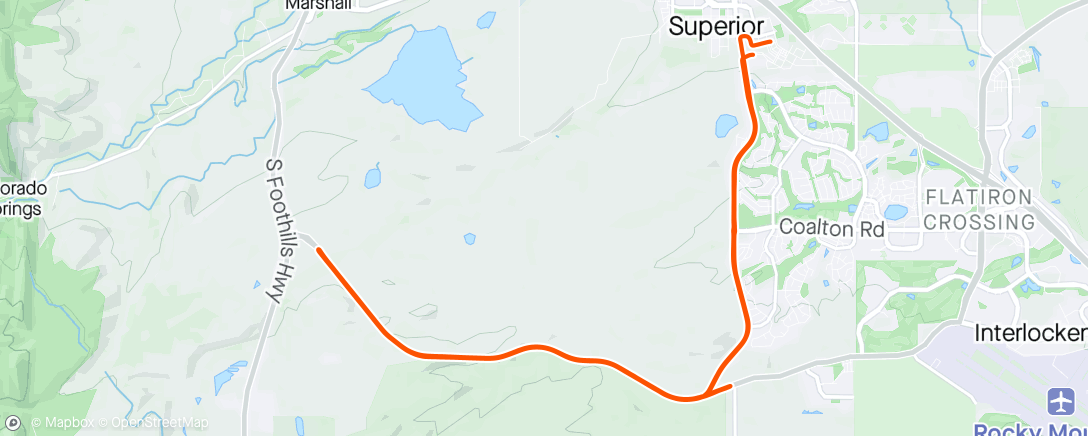 Map of the activity, Superior Morgul Road Race 🥇