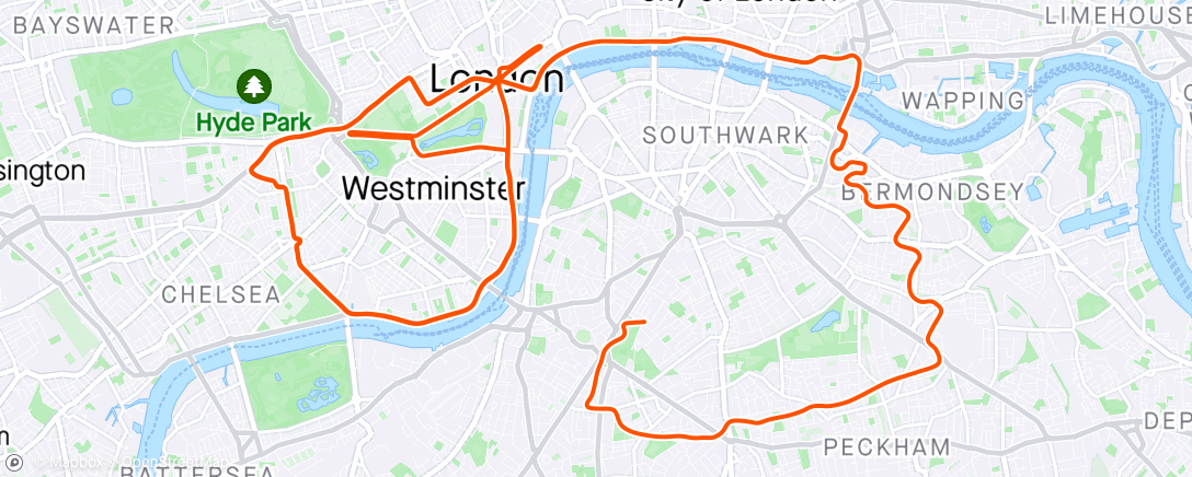 Map of the activity, Zwift - Group Ride: Long | Stage 2 | The Zwift Big Spin 2024 on Keith Hill After Party in London
