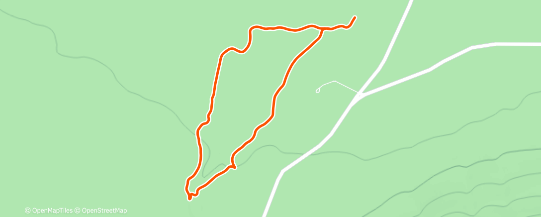 Map of the activity, Morning Mountain Bike Ride