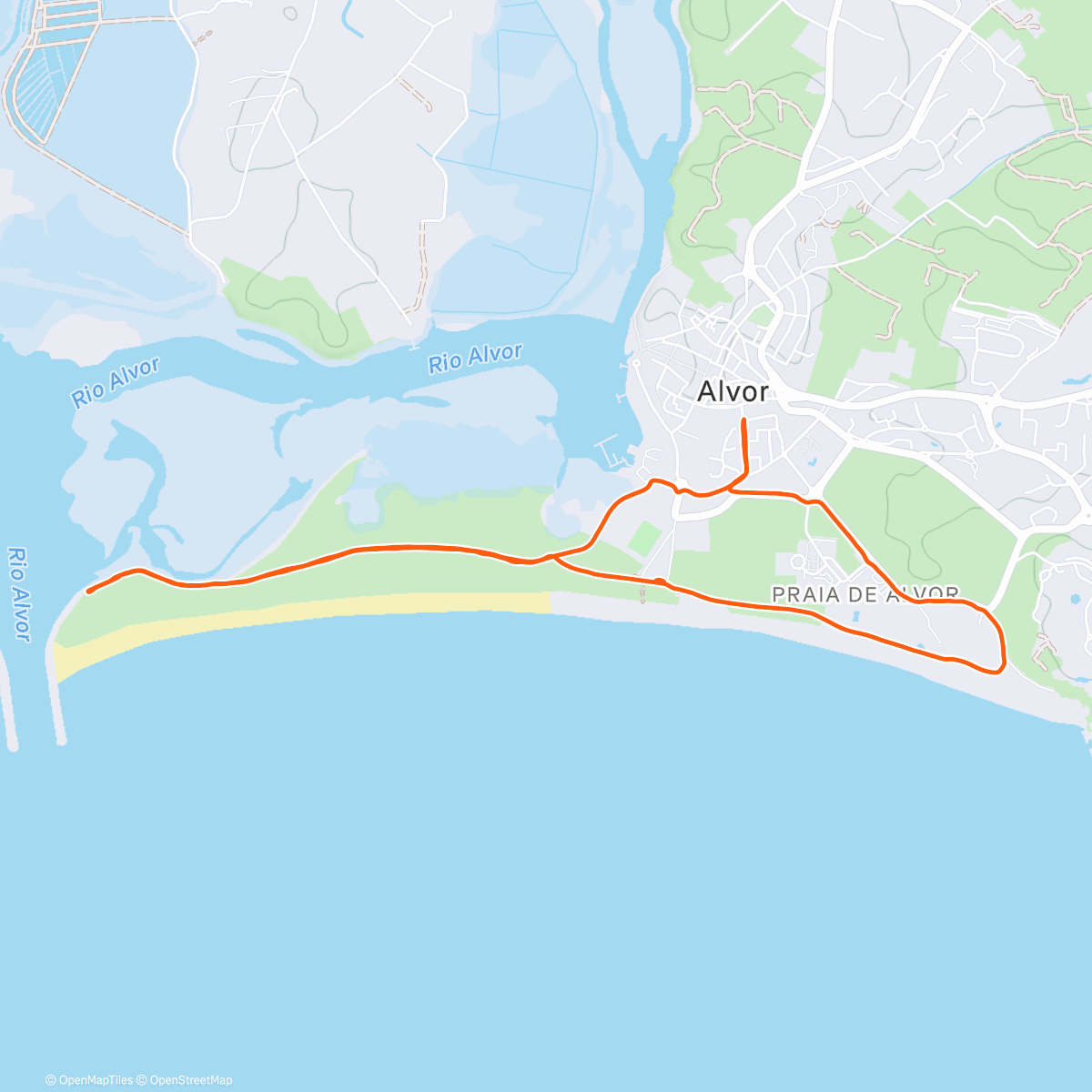 Map of the activity, PLANN Christmas Run 🎄