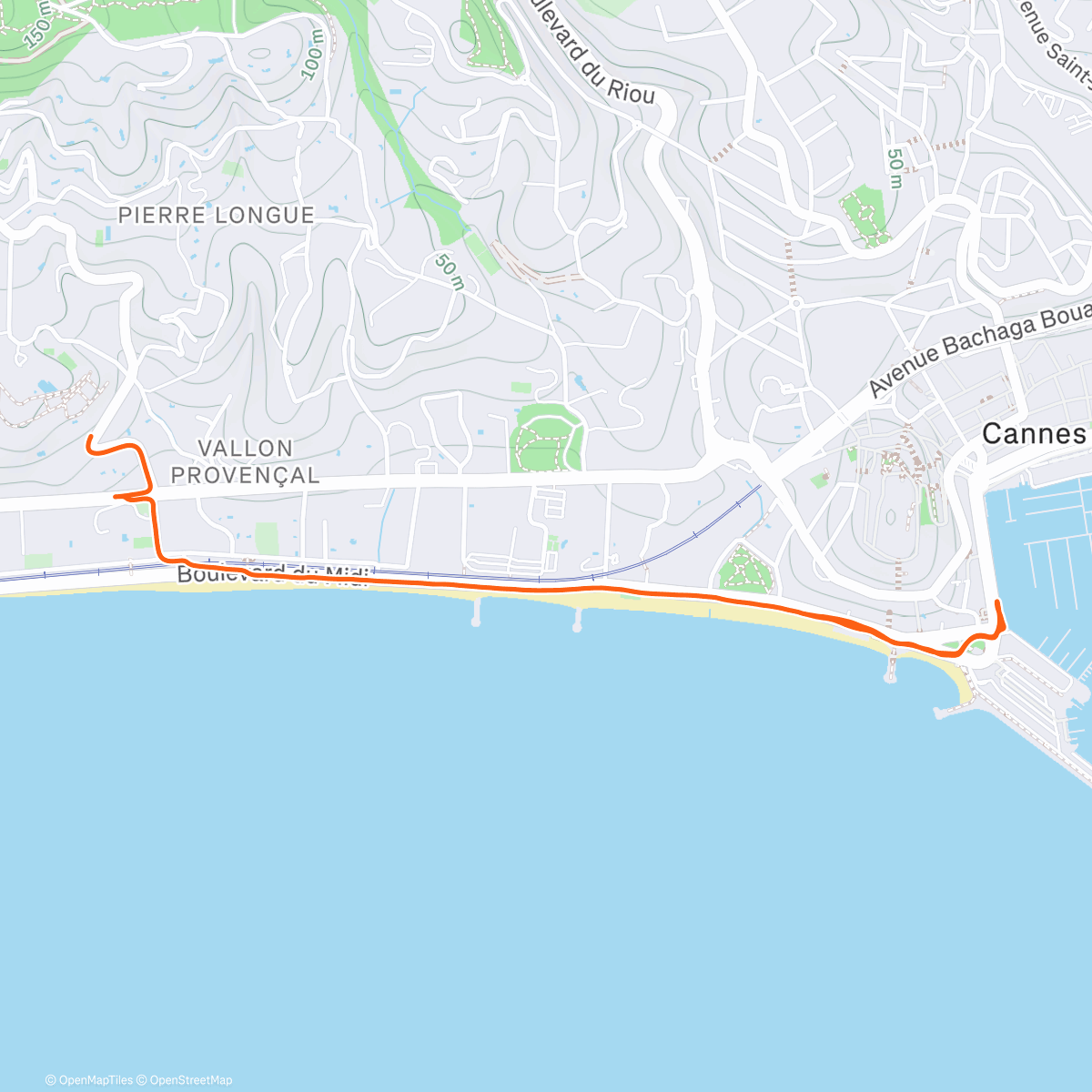 Карта физической активности (PP S2S3 6* 2’ course / 1’ marche)