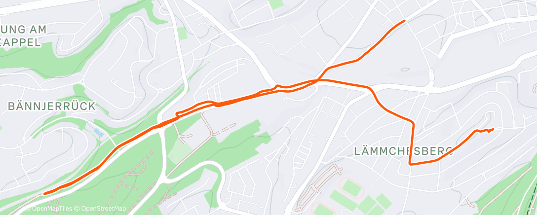 Карта физической активности (Afternoon Ride)