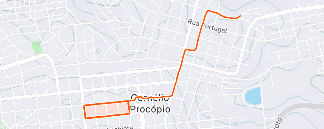 Карта физической активности (Afternoon Run)