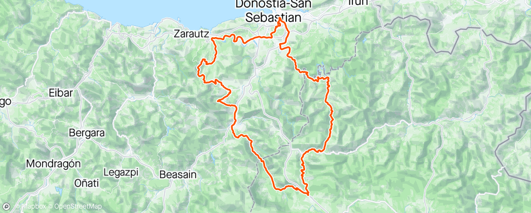 Map of the activity, MUSSARA DONOSTIA 2024
