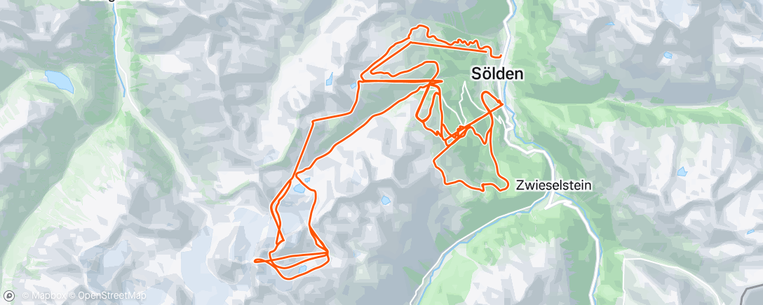 Map of the activity, Sölden 🇦🇹