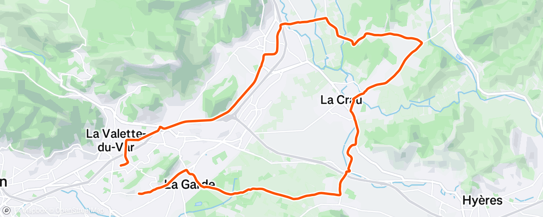 Map of the activity, 2025-07-14Ride