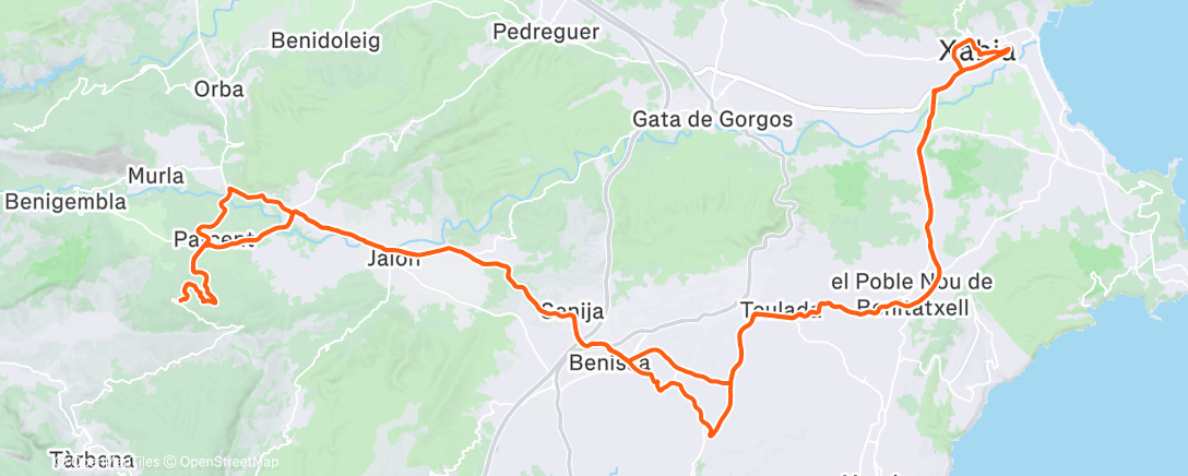 Map of the activity, Q36 TC Day 11