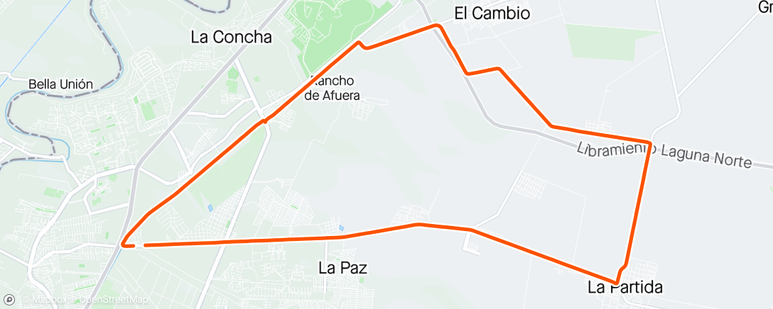 Map of the activity, CANALES