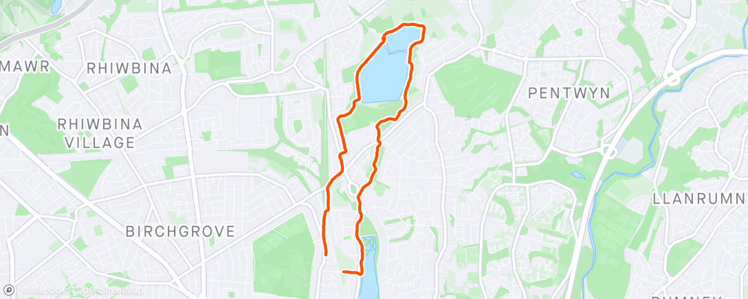 Map of the activity, Birthday stroll 🥳