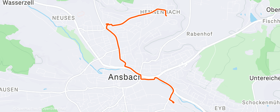 Карта физической активности (Aktivität am Nachmittag)