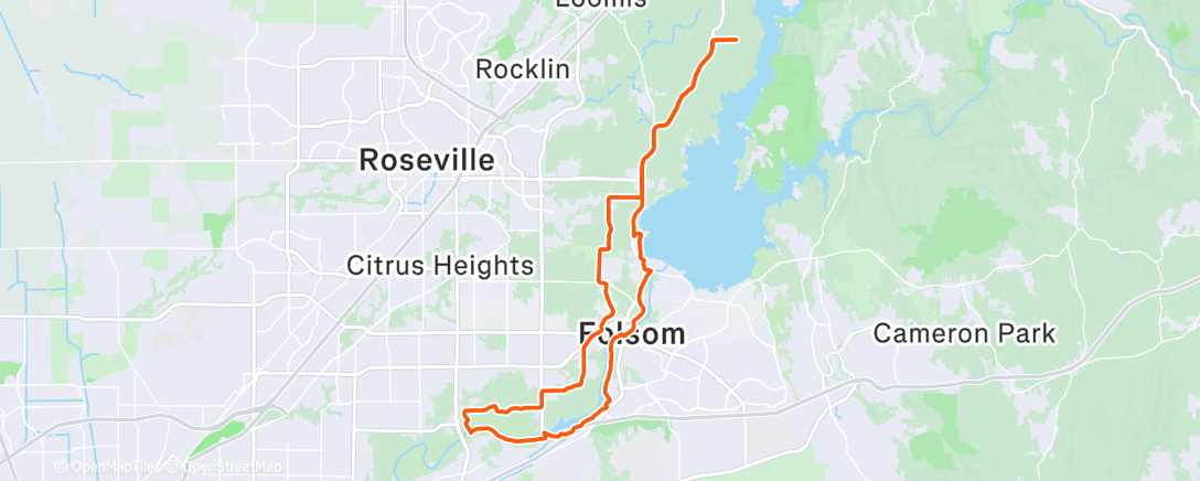 Carte de l'activité Lunch Ride