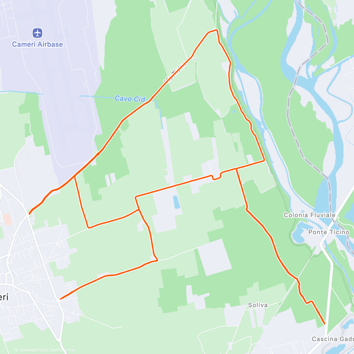 Map of the activity, 28 KM LONG RUN 💪  12 km easy pace at 5’:00”/km + 10 km at 4’:21”/km + 5 km at 4’:11”/km + 1 km cooldown
