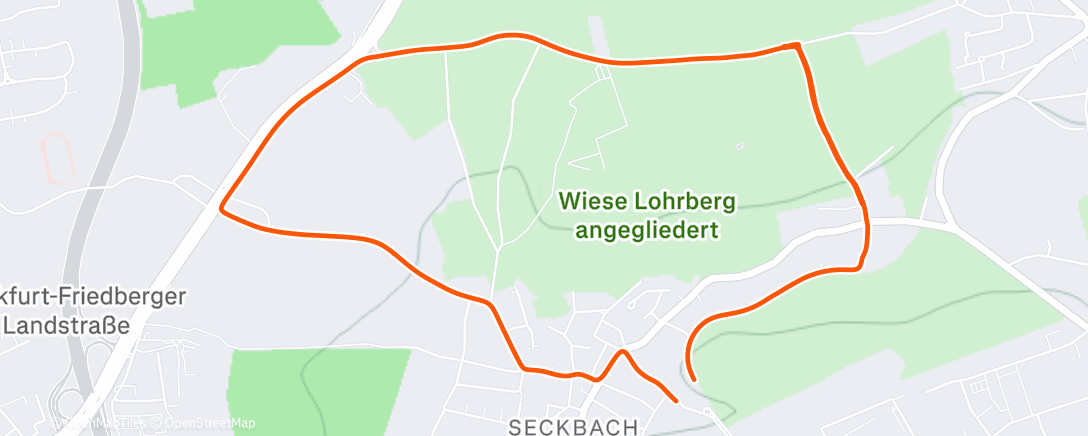 Map of the activity, Fahrt am Nachmittag